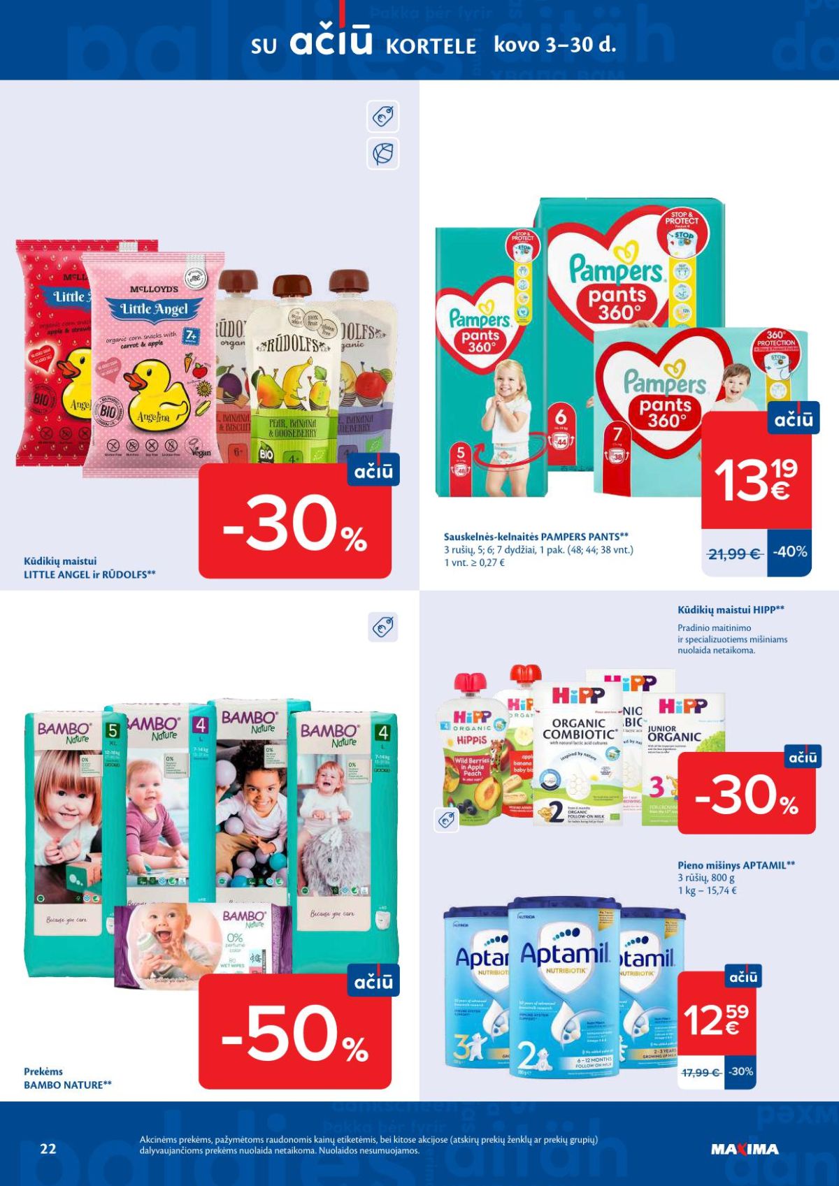 maxima - MAXIMA - Kaininis leidinys Nr.11 (2026 03 10 - 2026 03 16) - page: 22