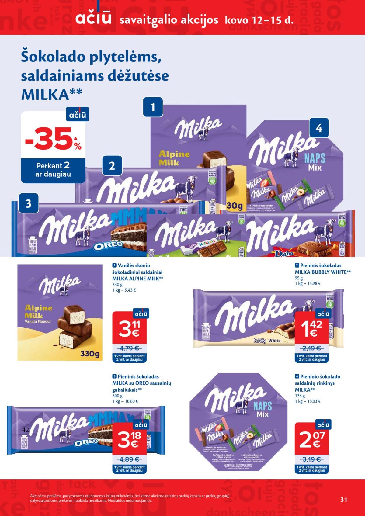 maxima - MAXIMA - Kaininis leidinys Nr.11 (2026 03 10 - 2026 03 16) - page: 31