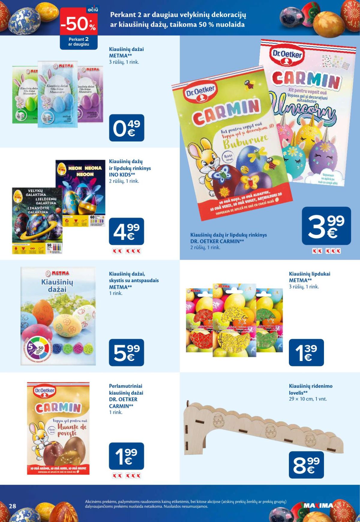 maxima - MAXIMA - Velykų mėnuo (2026 03 10 - 2026 04 06) - page: 28