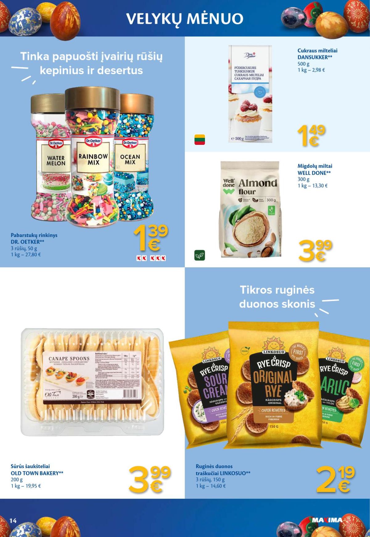 maxima - MAXIMA - Velykų mėnuo (2026 03 10 - 2026 04 06) - page: 14