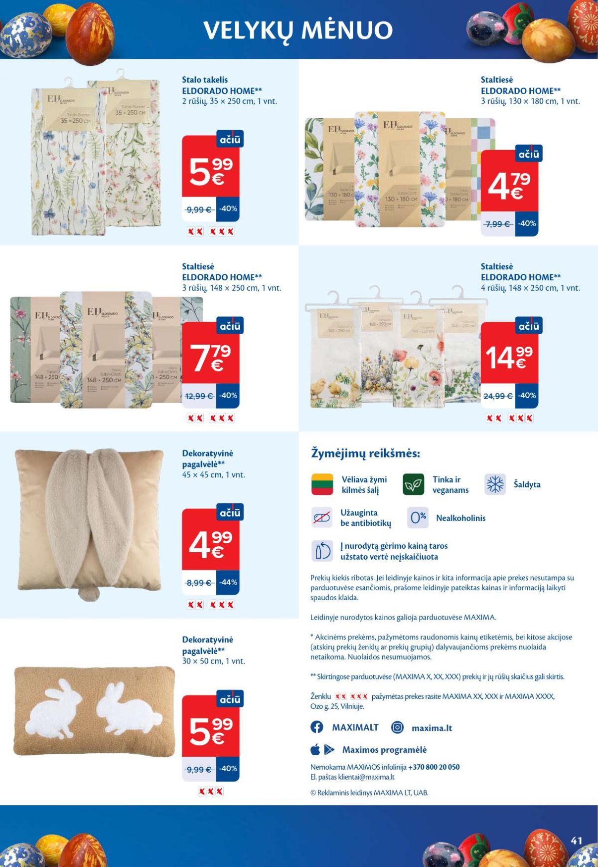 maxima - MAXIMA - Velykų mėnuo (2026 03 10 - 2026 04 06) - page: 41