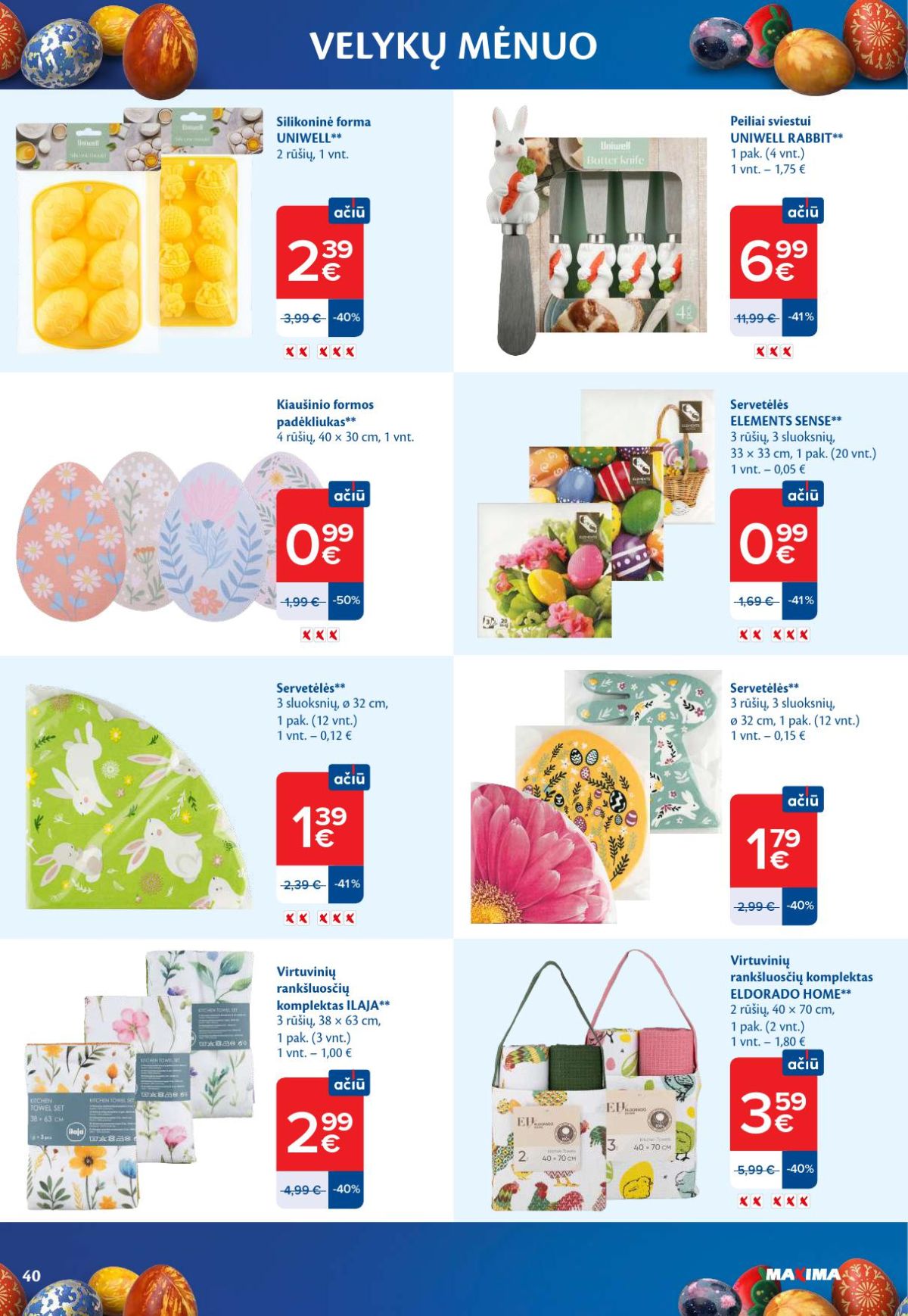 maxima - MAXIMA - Velykų mėnuo (2026 03 10 - 2026 04 06) - page: 40