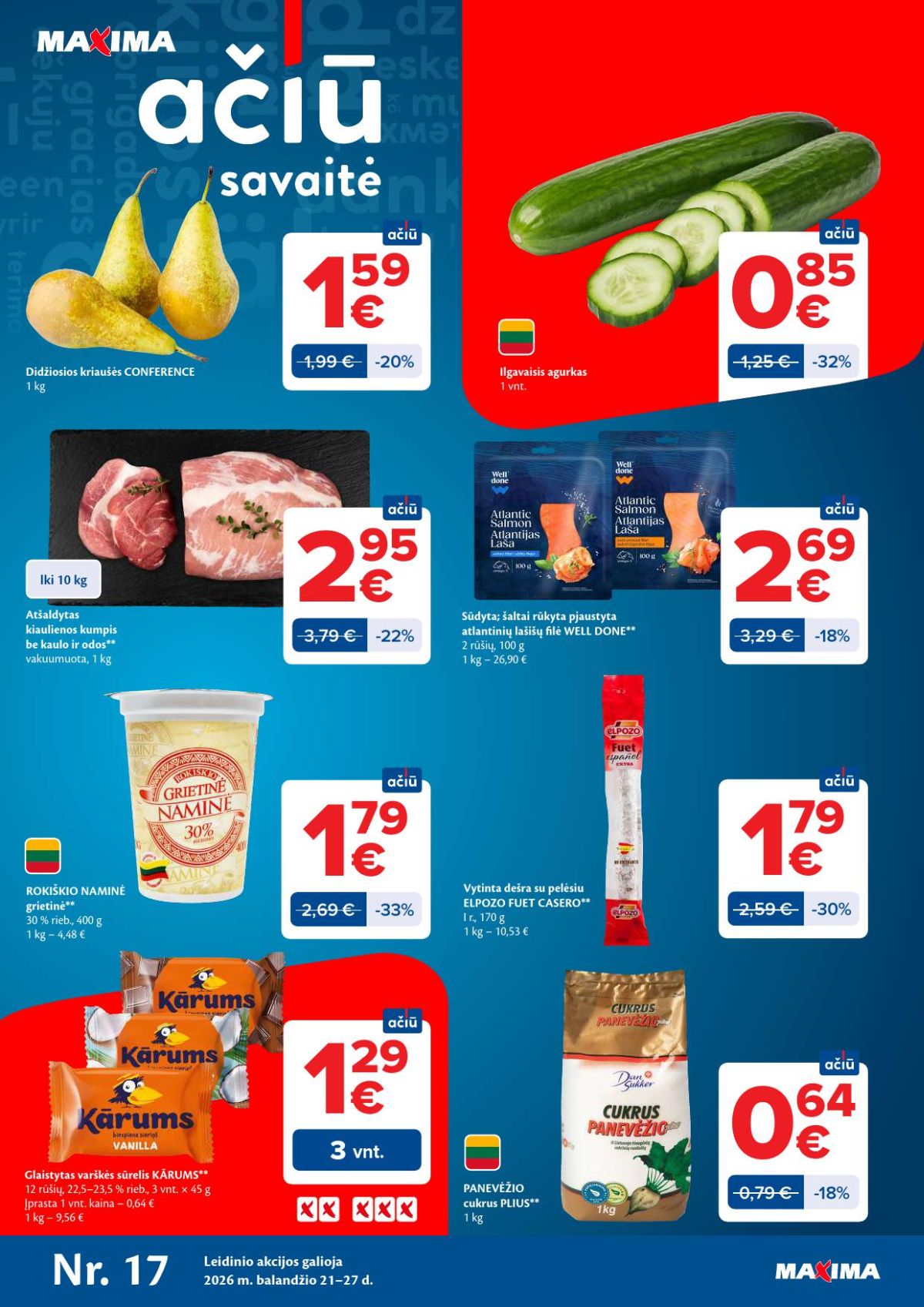 maxima - MAXIMA - Kaininis leidinys Nr.17 (2026 04 21 - 2026 04 27)