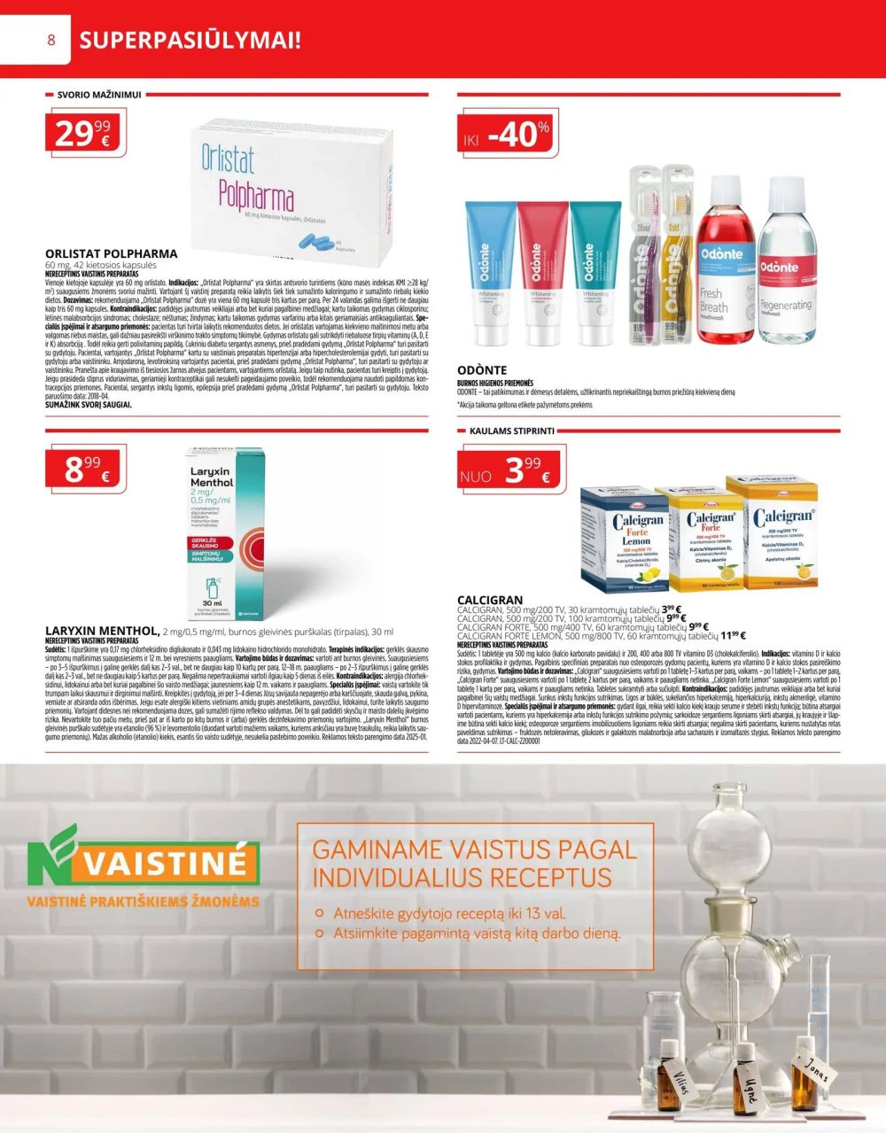 gintarine-vaistine - GINTARINĖ VAISTINĖ (2025 08 01 - 2025 08 31) - page: 8