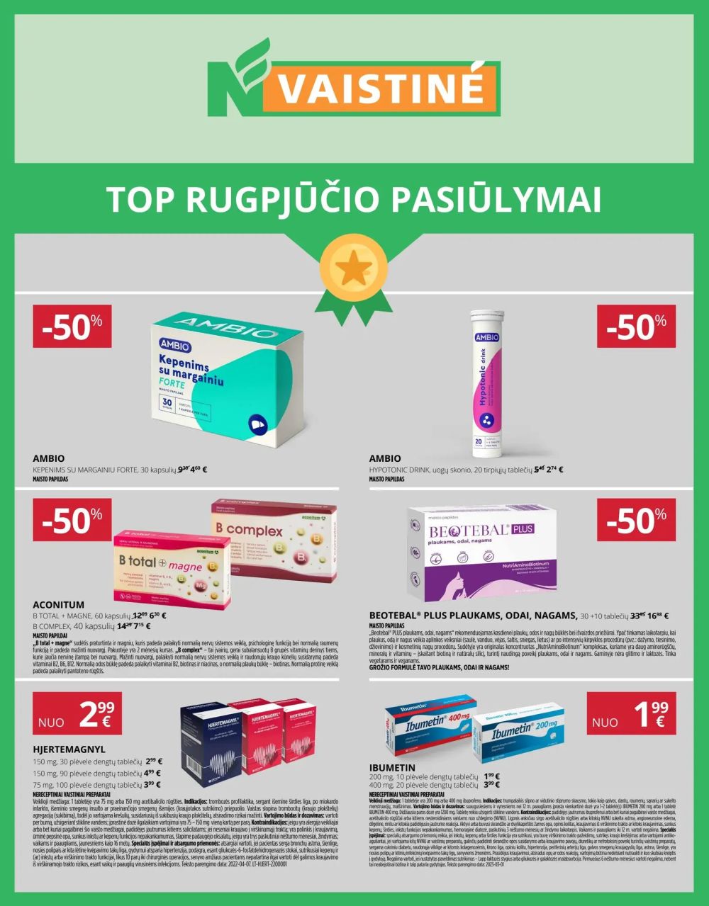 gintarine-vaistine - GINTARINĖ VAISTINĖ (2025 08 01 - 2025 08 31)