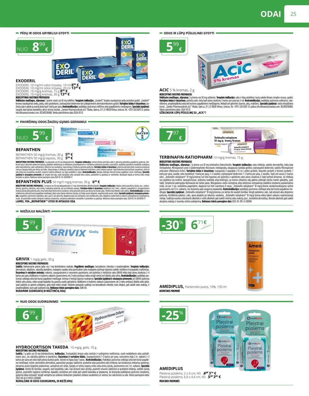 gintarine-vaistine - GINTARINĖ VAISTINĖ (2025 08 01 - 2025 08 31) - page: 25