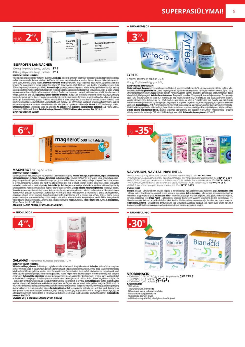 gintarine-vaistine - GINTARINĖ VAISTINĖ (2025 09 01 - 2025 09 30) - page: 9