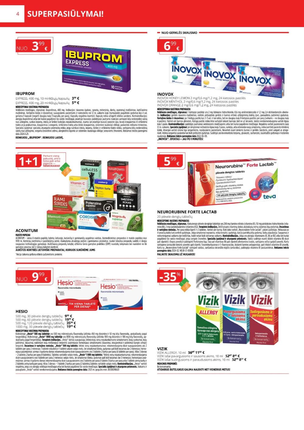 gintarine-vaistine - GINTARINĖ VAISTINĖ (2025 09 01 - 2025 09 30) - page: 4