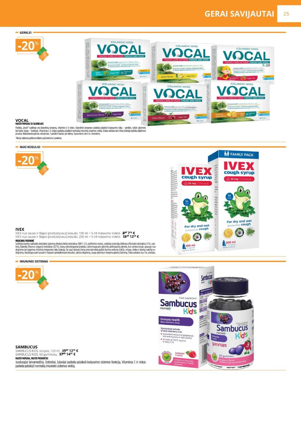 gintarine-vaistine - GINTARINĖ VAISTINĖ (2025 09 01 - 2025 09 30) - page: 25