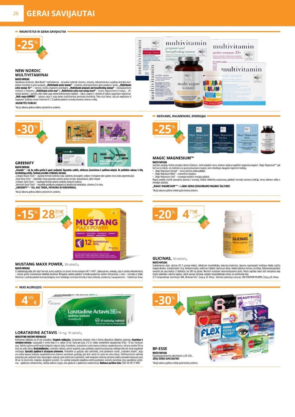 gintarine-vaistine - GINTARINĖ VAISTINĖ (2025 09 01 - 2025 09 30) - page: 26