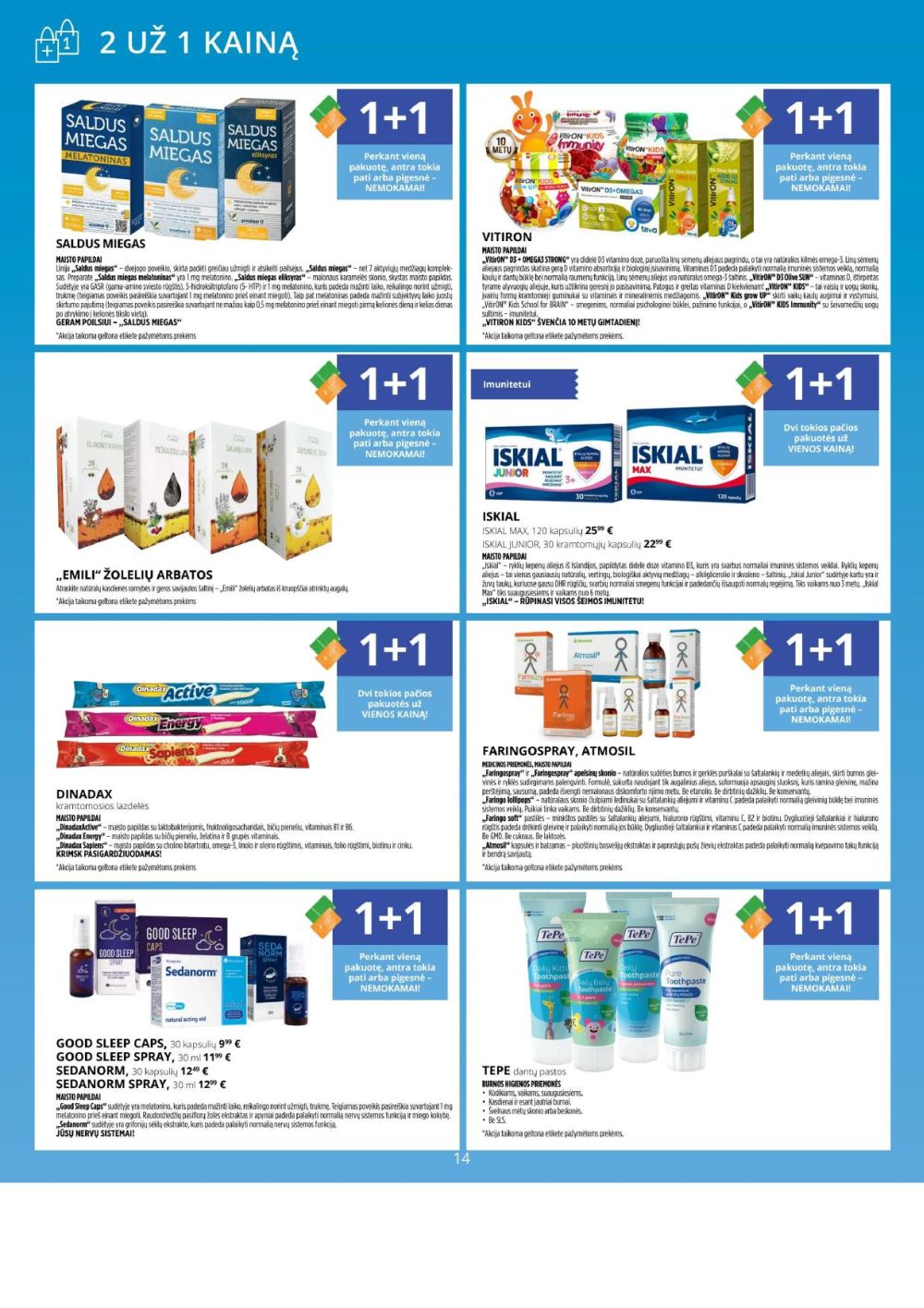 gintarine-vaistine - GINTARINĖ VAISTINĖ (2025 09 01 - 2025 09 30) - page: 14