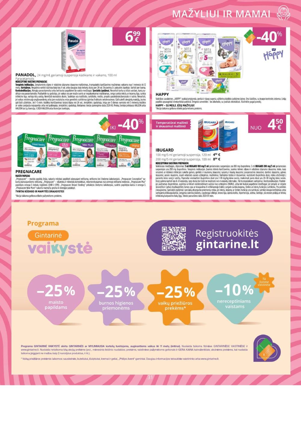 gintarine-vaistine - GINTARINĖ VAISTINĖ (2025 09 01 - 2025 09 30) - page: 31