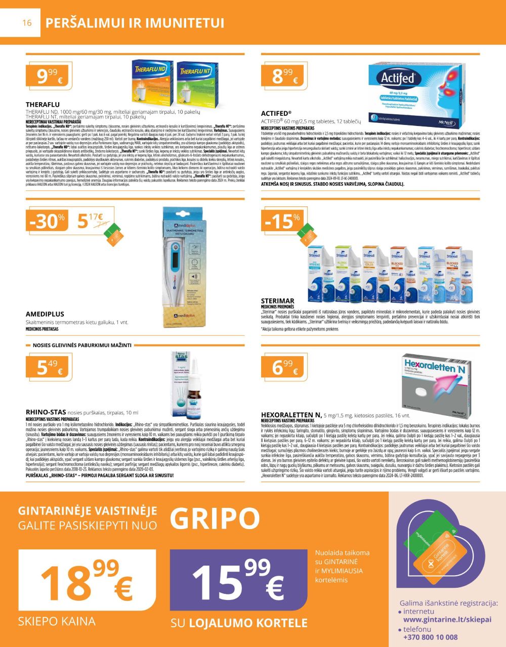 gintarine-vaistine - GINTARINĖ VAISTINĖ (2025 10 01 - 2025 10 31) - page: 16