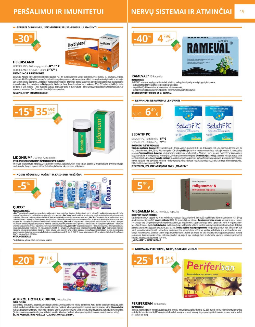 gintarine-vaistine - GINTARINĖ VAISTINĖ (2025 10 01 - 2025 10 31) - page: 19