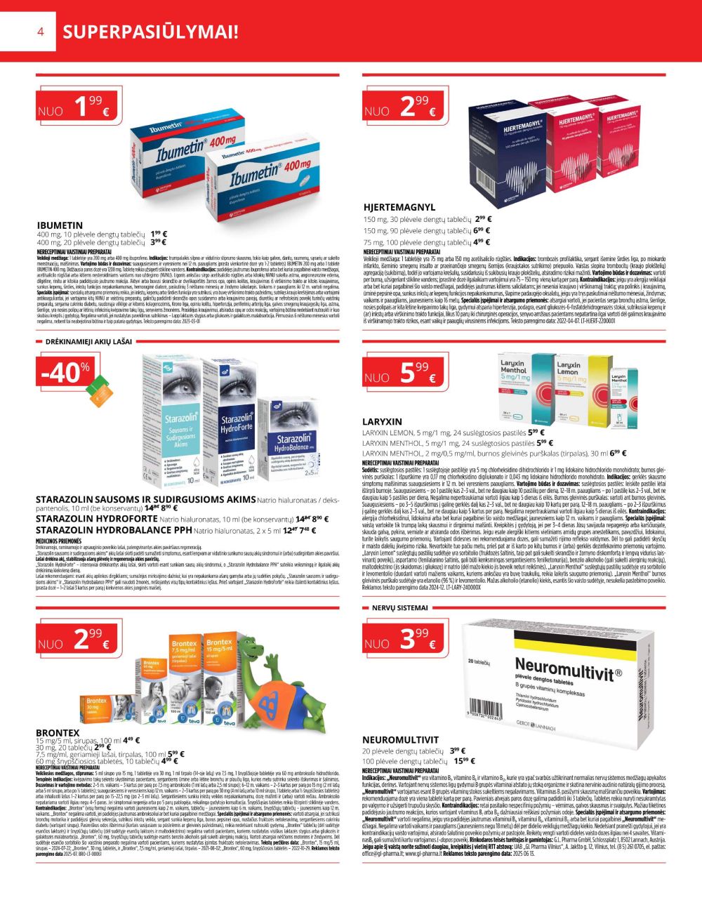 gintarine-vaistine - GINTARINĖ VAISTINĖ (2025 10 01 - 2025 10 31) - page: 4