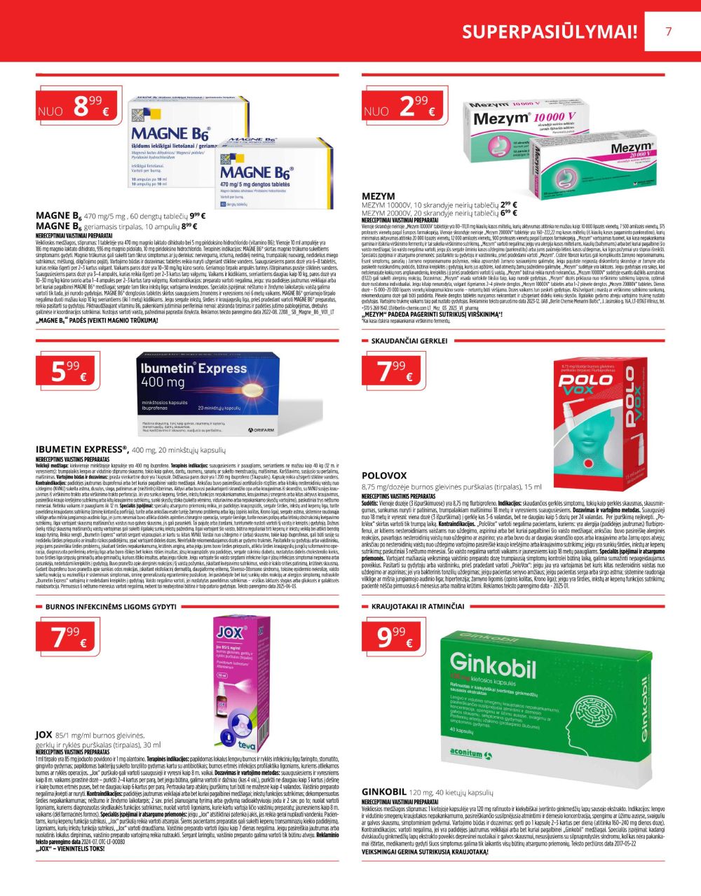 gintarine-vaistine - GINTARINĖ VAISTINĖ (2025 10 01 - 2025 10 31) - page: 7