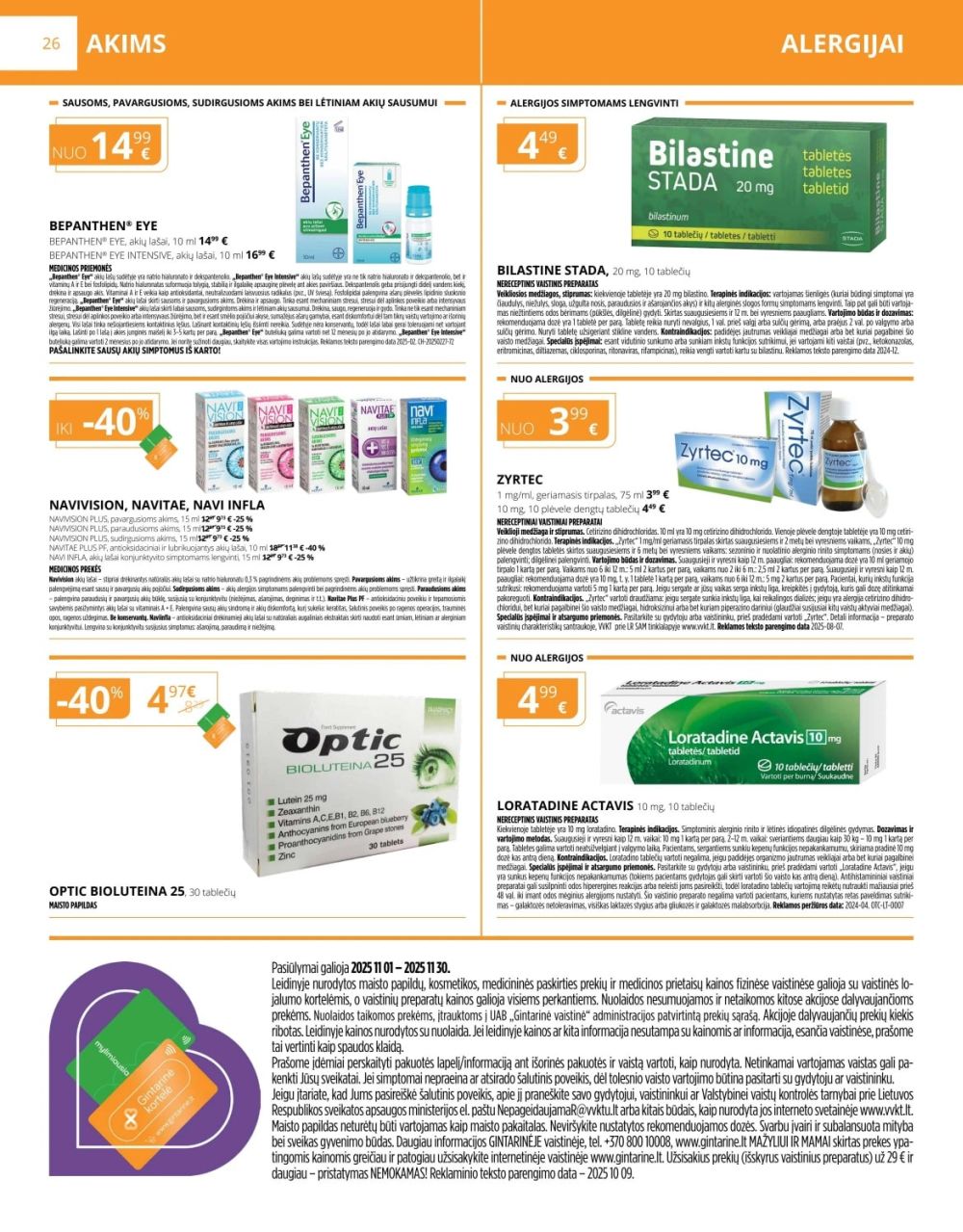 gintarine-vaistine - GINTARINĖ VAISTINĖ (2025 11 01 - 2025 11 30) - page: 26