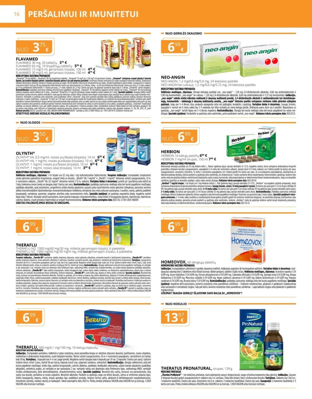 gintarine-vaistine - GINTARINĖ VAISTINĖ (2025 11 01 - 2025 11 30) - page: 16