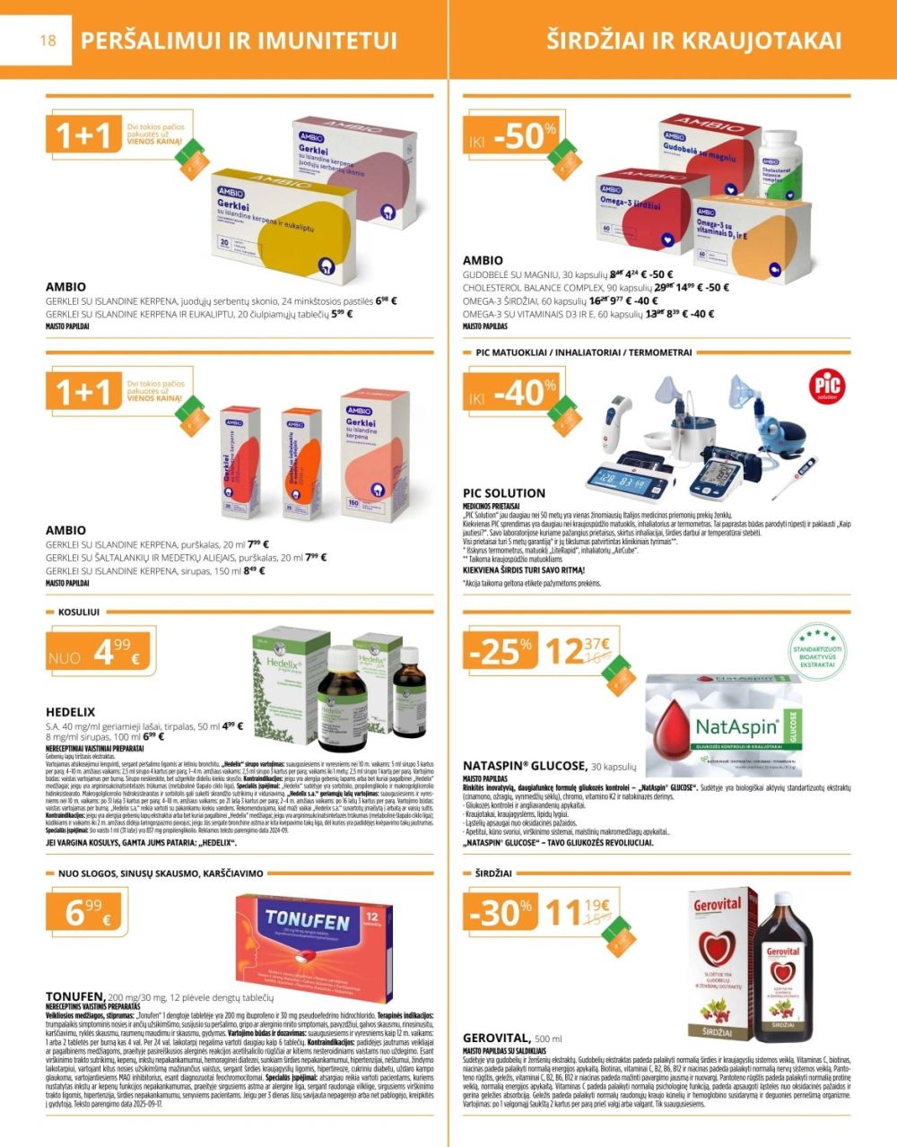 gintarine-vaistine - GINTARINĖ VAISTINĖ (2025 11 01 - 2025 11 30) - page: 18