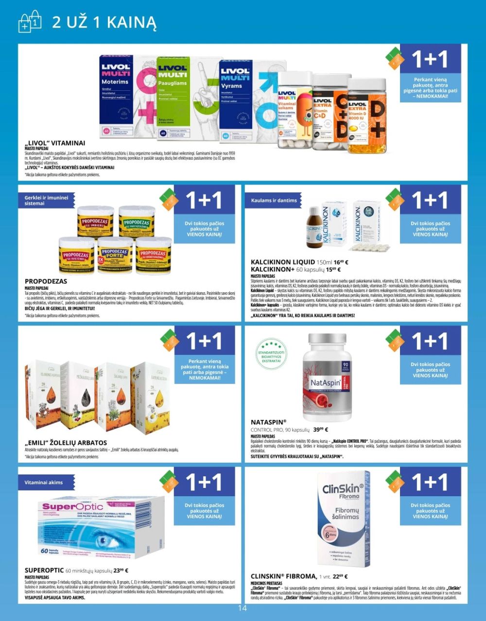 gintarine-vaistine - GINTARINĖ VAISTINĖ (2025 11 01 - 2025 11 30) - page: 14