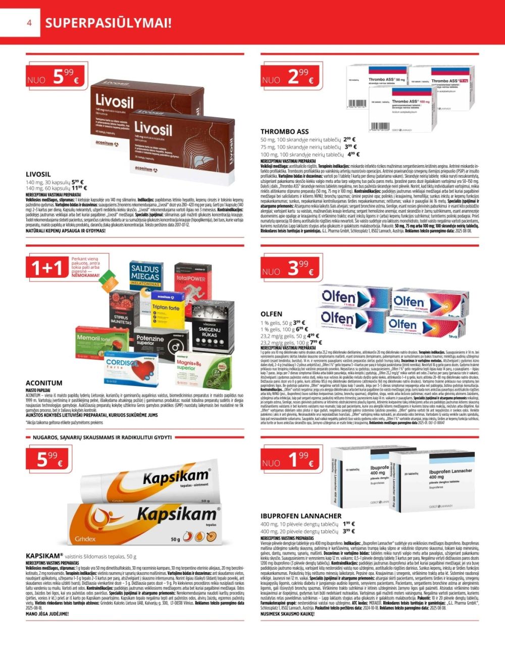 gintarine-vaistine - GINTARINĖ VAISTINĖ (2025 11 01 - 2025 11 30) - page: 4