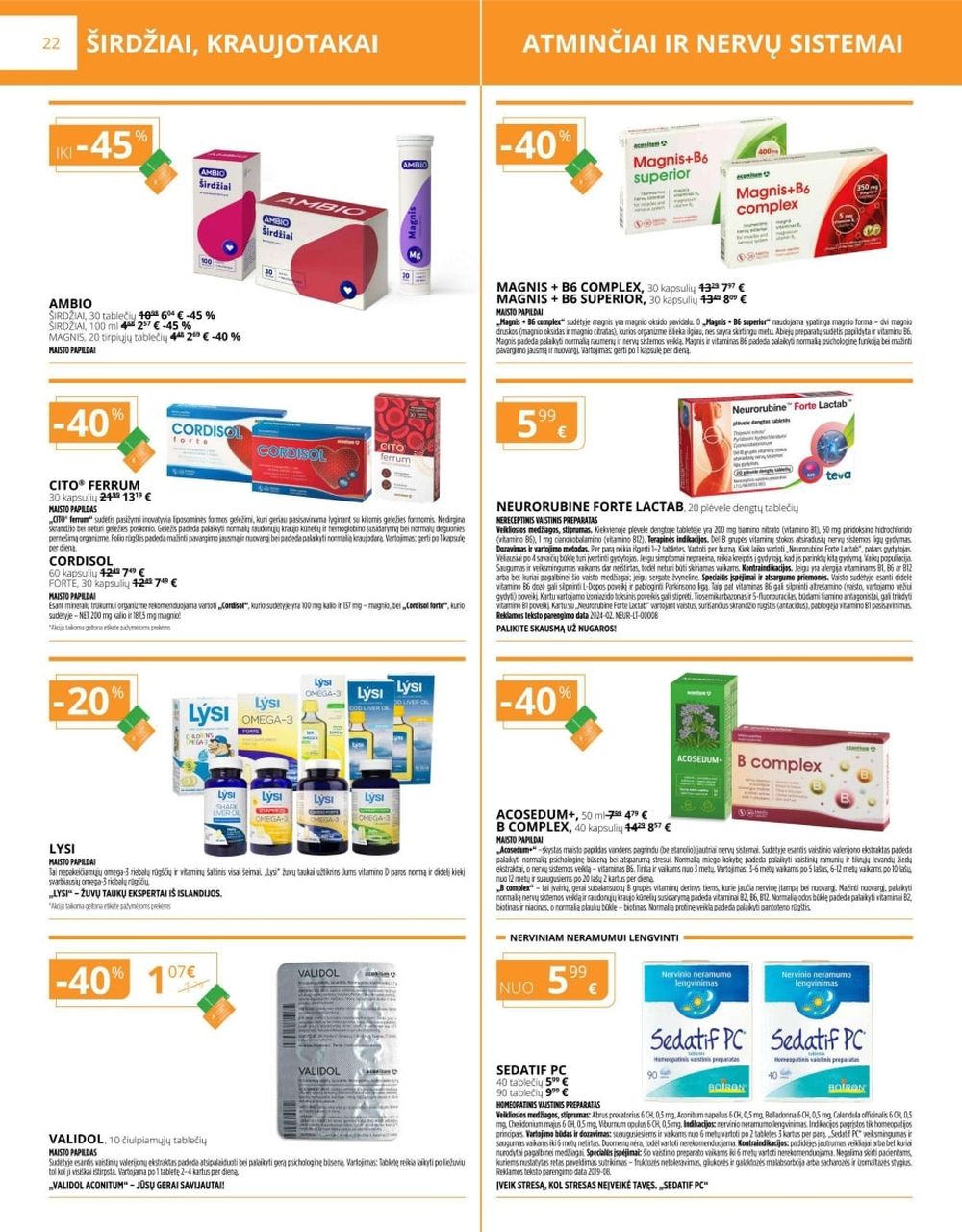 gintarine-vaistine - GINTARINĖ VAISTINĖ (2025 12 01 - 2025 12 31) - page: 22