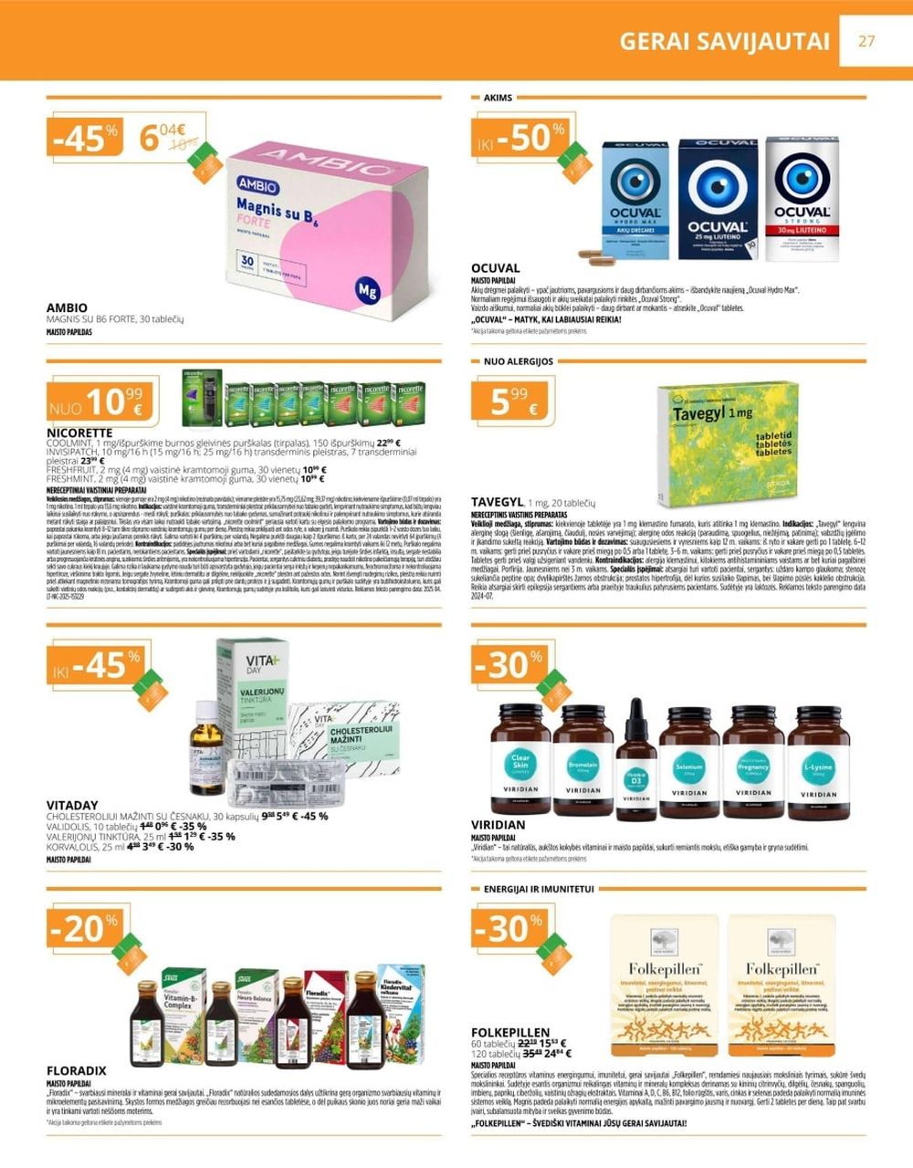 gintarine-vaistine - GINTARINĖ VAISTINĖ (2025 12 01 - 2025 12 31) - page: 27
