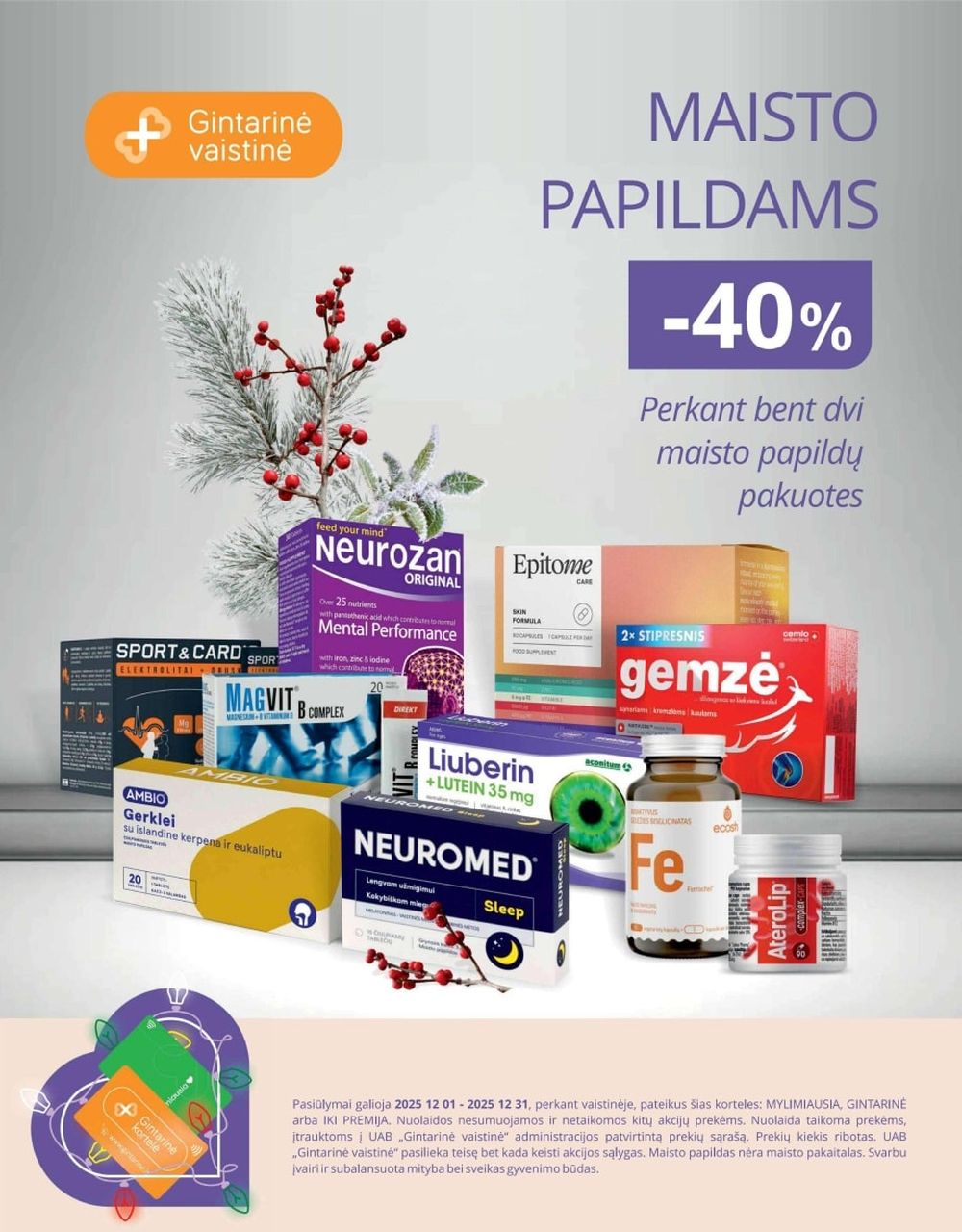 gintarine-vaistine - GINTARINĖ VAISTINĖ (2025 12 01 - 2025 12 31) - page: 32