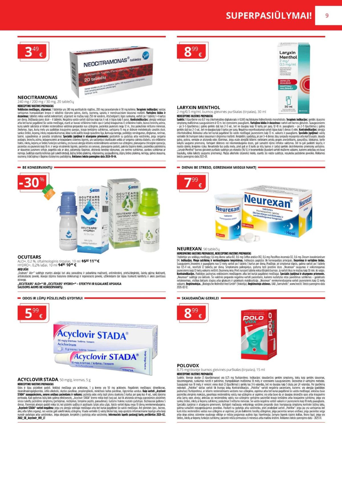 gintarine-vaistine - GINTARINĖ VAISTINĖ (2026 03 01 - 2026 03 31) - page: 9