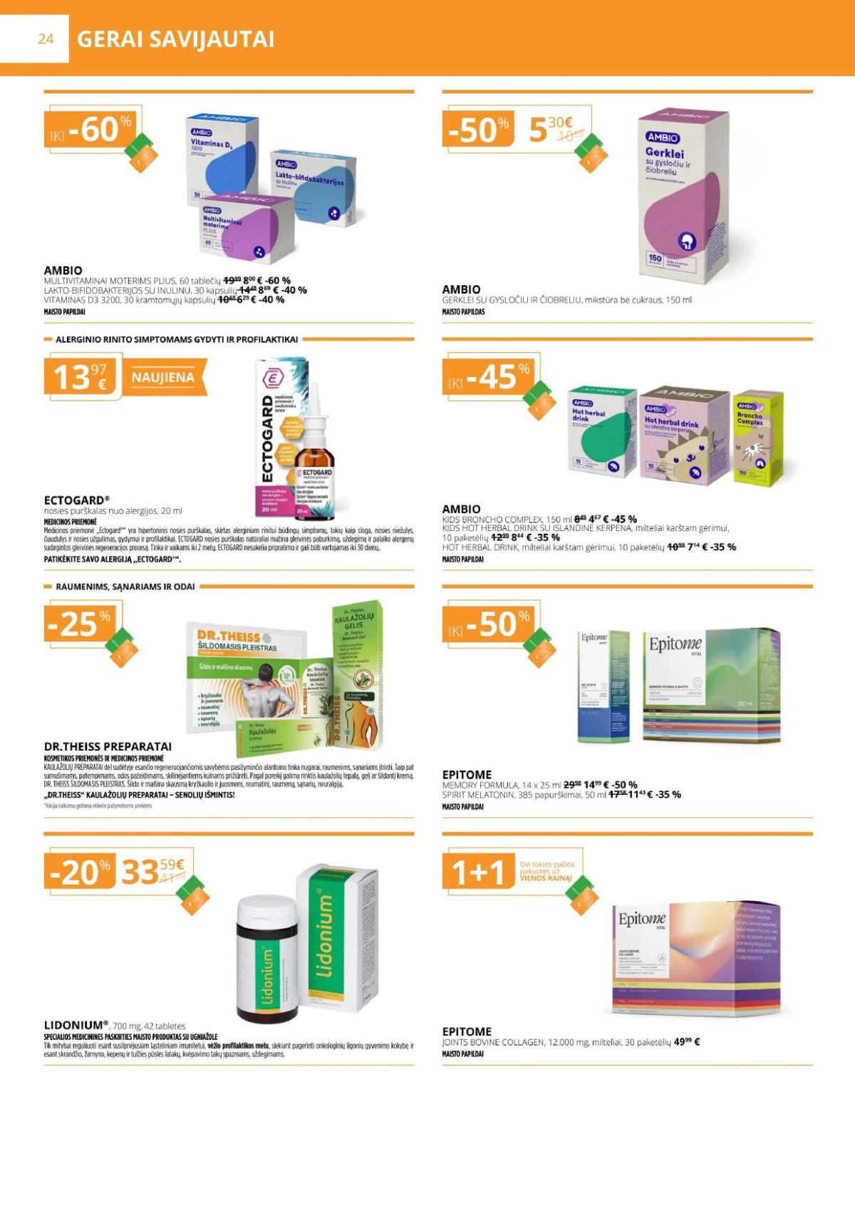 gintarine-vaistine - GINTARINĖ VAISTINĖ (2026 03 01 - 2026 03 31) - page: 24