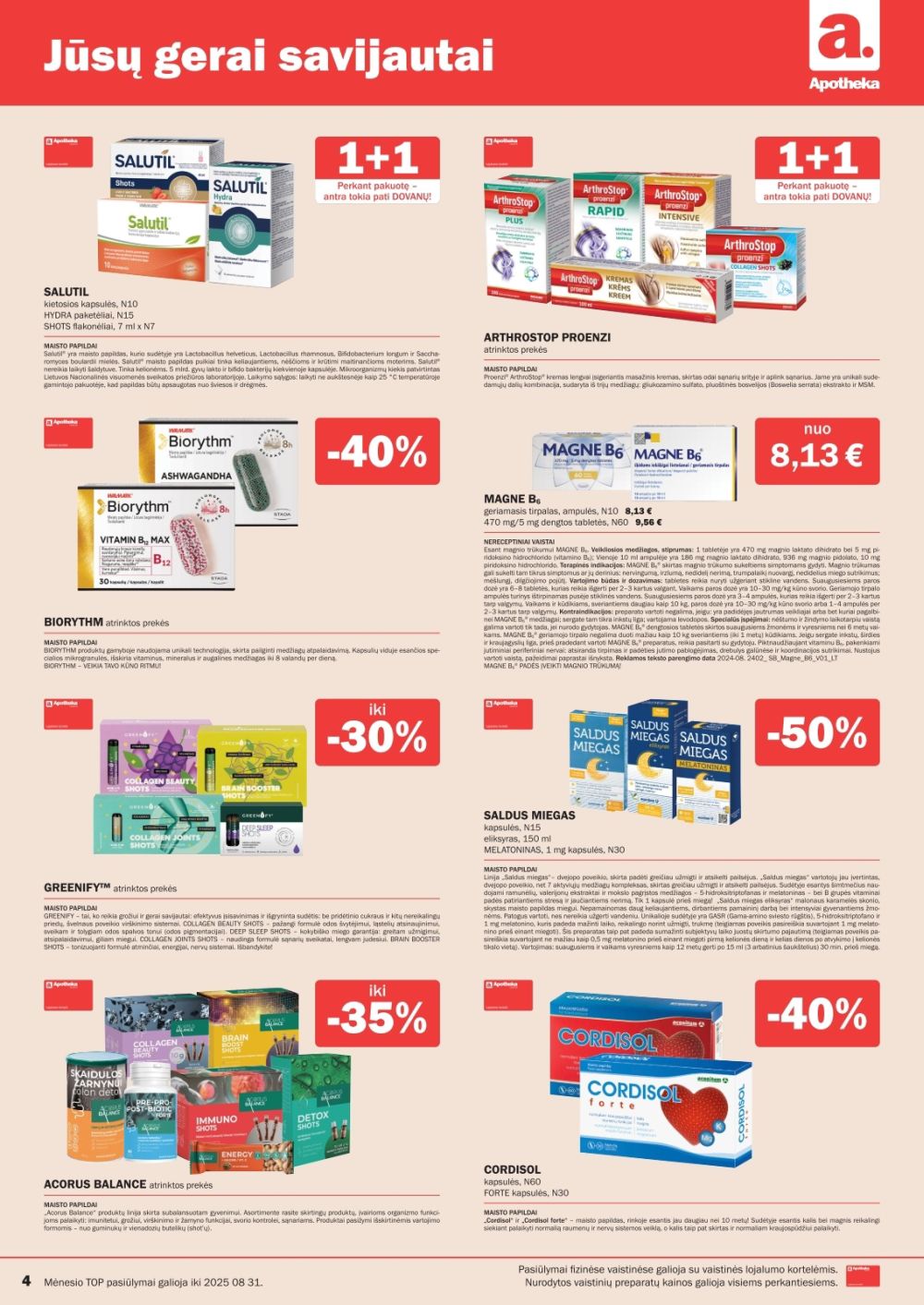 apotheka - APOTHEKA (2025 08 01 - 2025 08 31) - page: 4