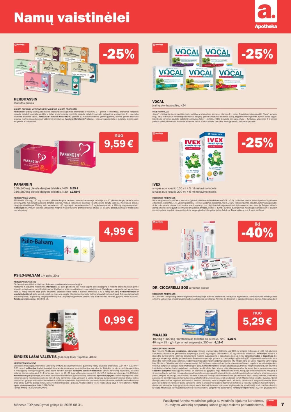 apotheka - APOTHEKA (2025 08 01 - 2025 08 31) - page: 7