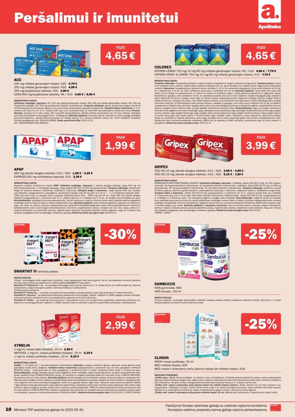 apotheka - APOTHEKA (2025 09 01 - 2025 09 30) - page: 10