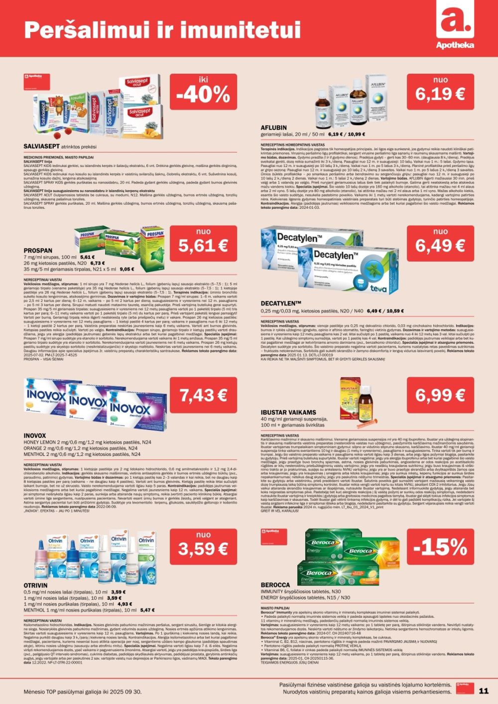 apotheka - APOTHEKA (2025 09 01 - 2025 09 30) - page: 11