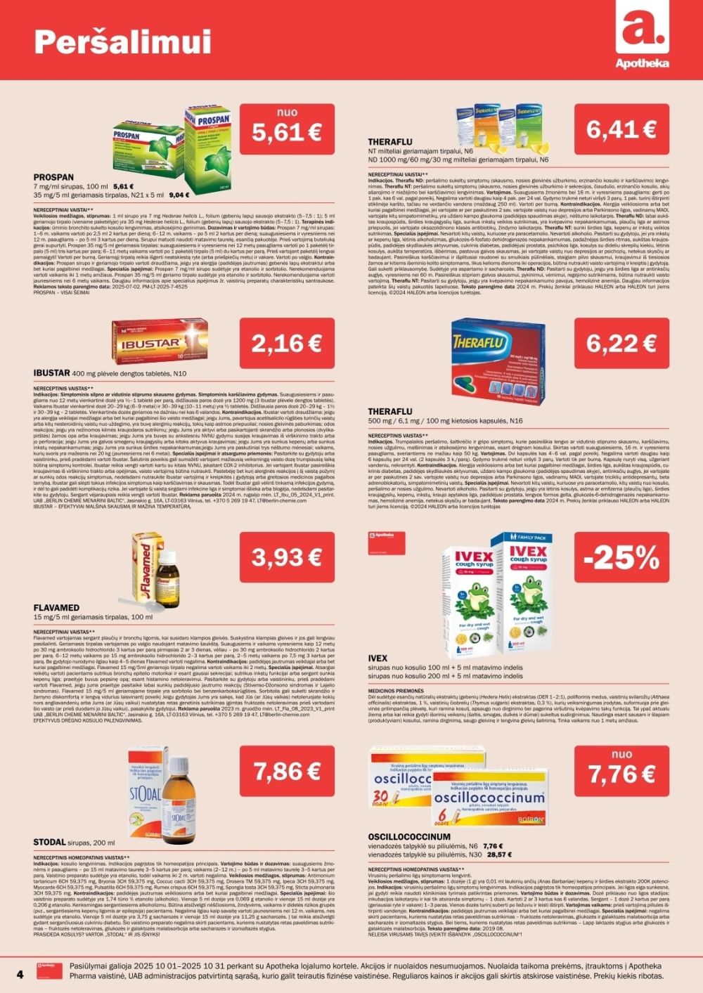 apotheka - APOTHEKA (2025 10 01 - 2025 10 31) - page: 4