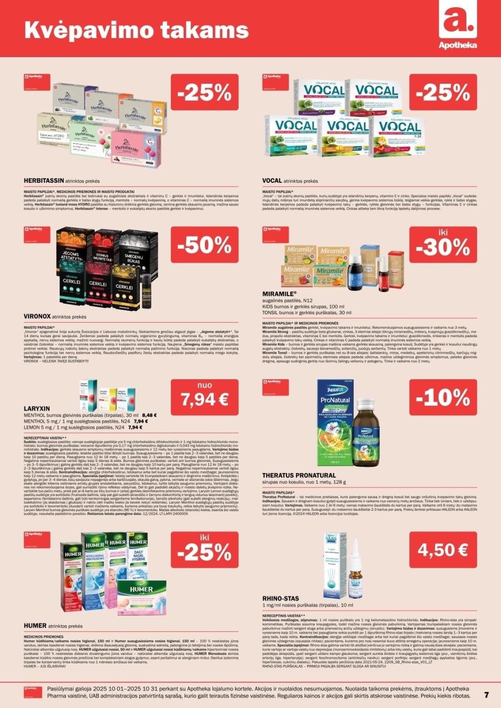 apotheka - APOTHEKA (2025 10 01 - 2025 10 31) - page: 7