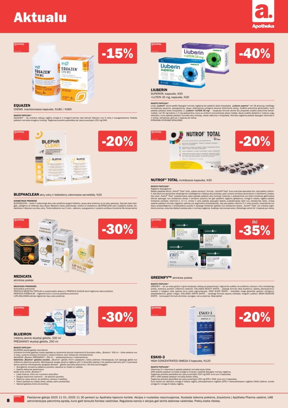 apotheka - APOTHEKA (2025 11 01 - 2025 11 30) - page: 8