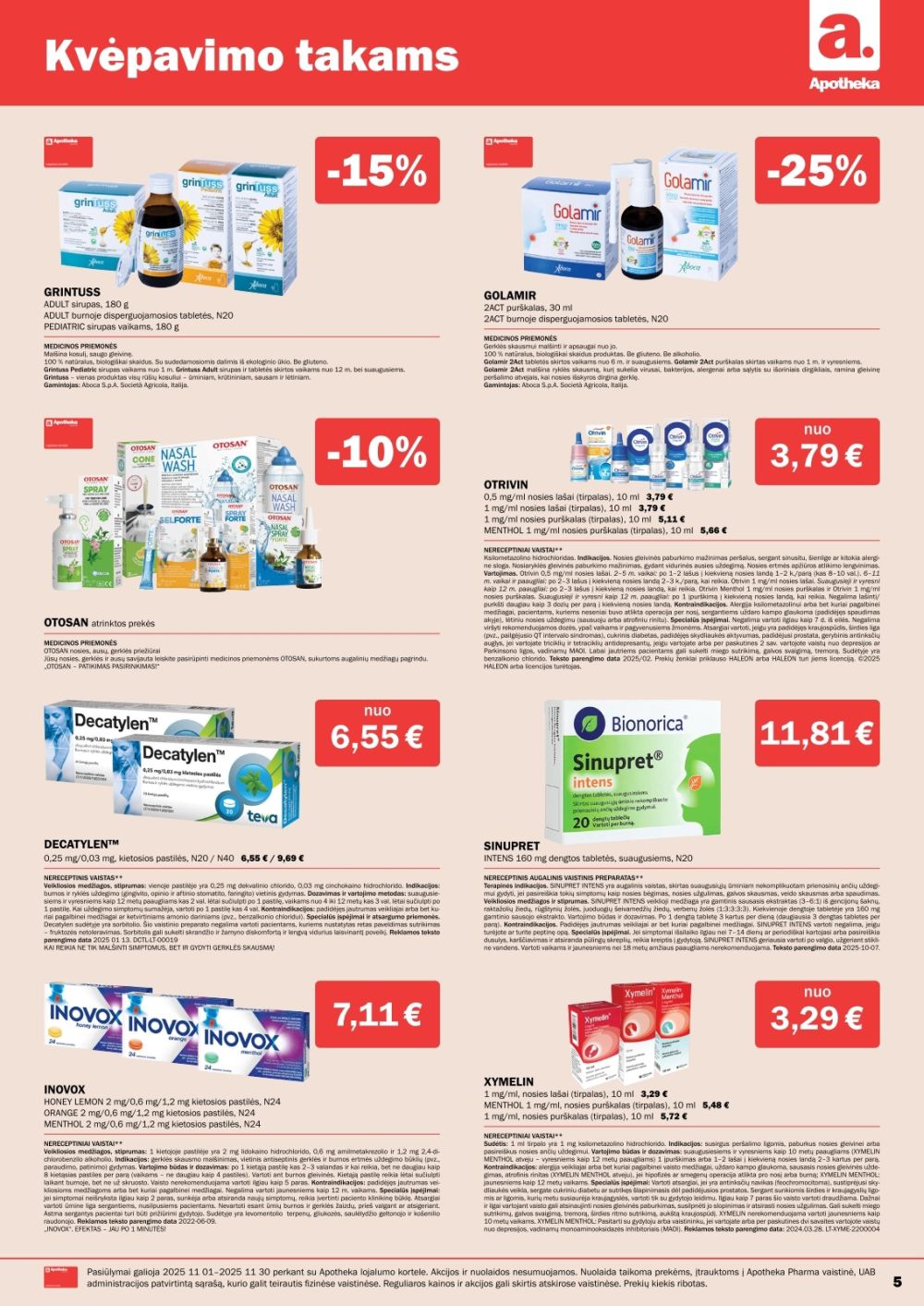 apotheka - APOTHEKA (2025 11 01 - 2025 11 30) - page: 5