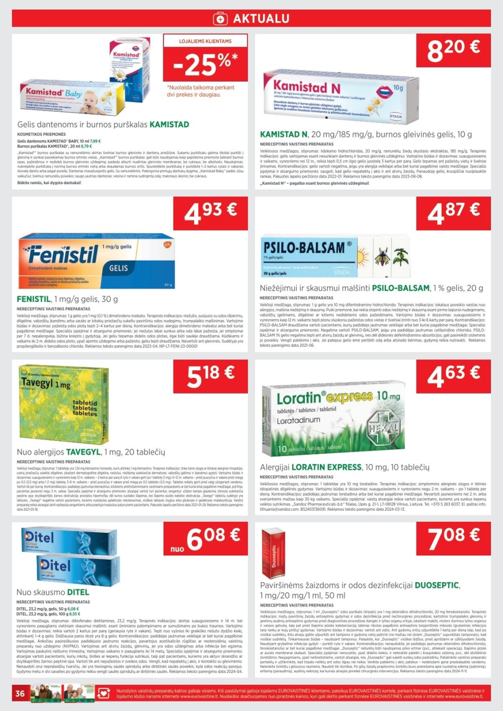 eurovaistine - EUROVAISTINĖ (2025 05 01 - 2025 05 31) - page: 36