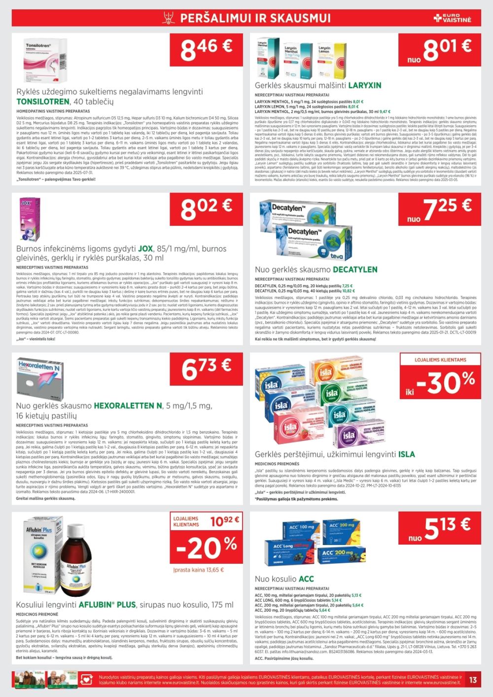 eurovaistine - EUROVAISTINĖ (2025 09 01 - 2025 09 30) - page: 13