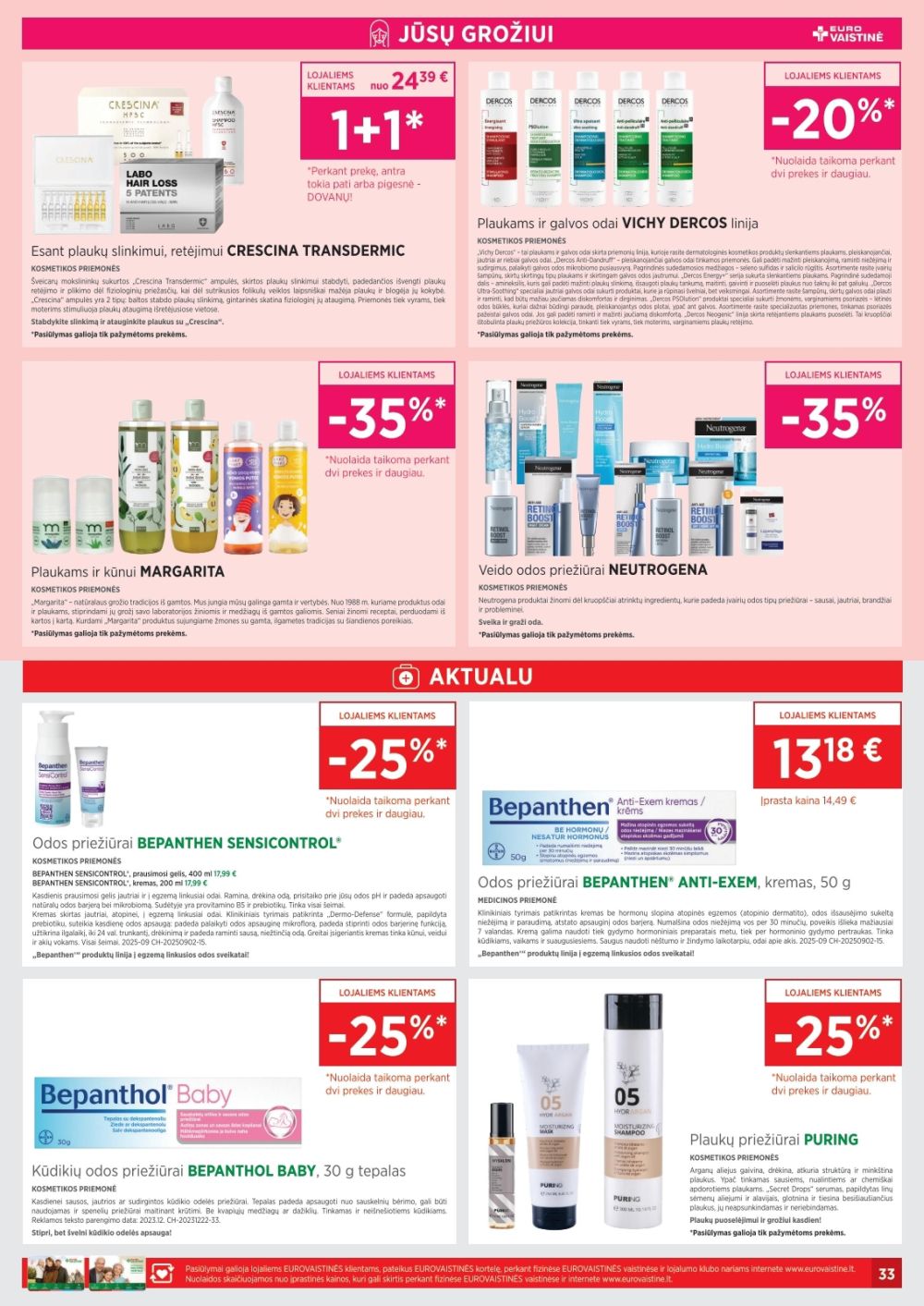 eurovaistine - EUROVAISTINĖ (2025 10 01 - 2025 10 31) - page: 33