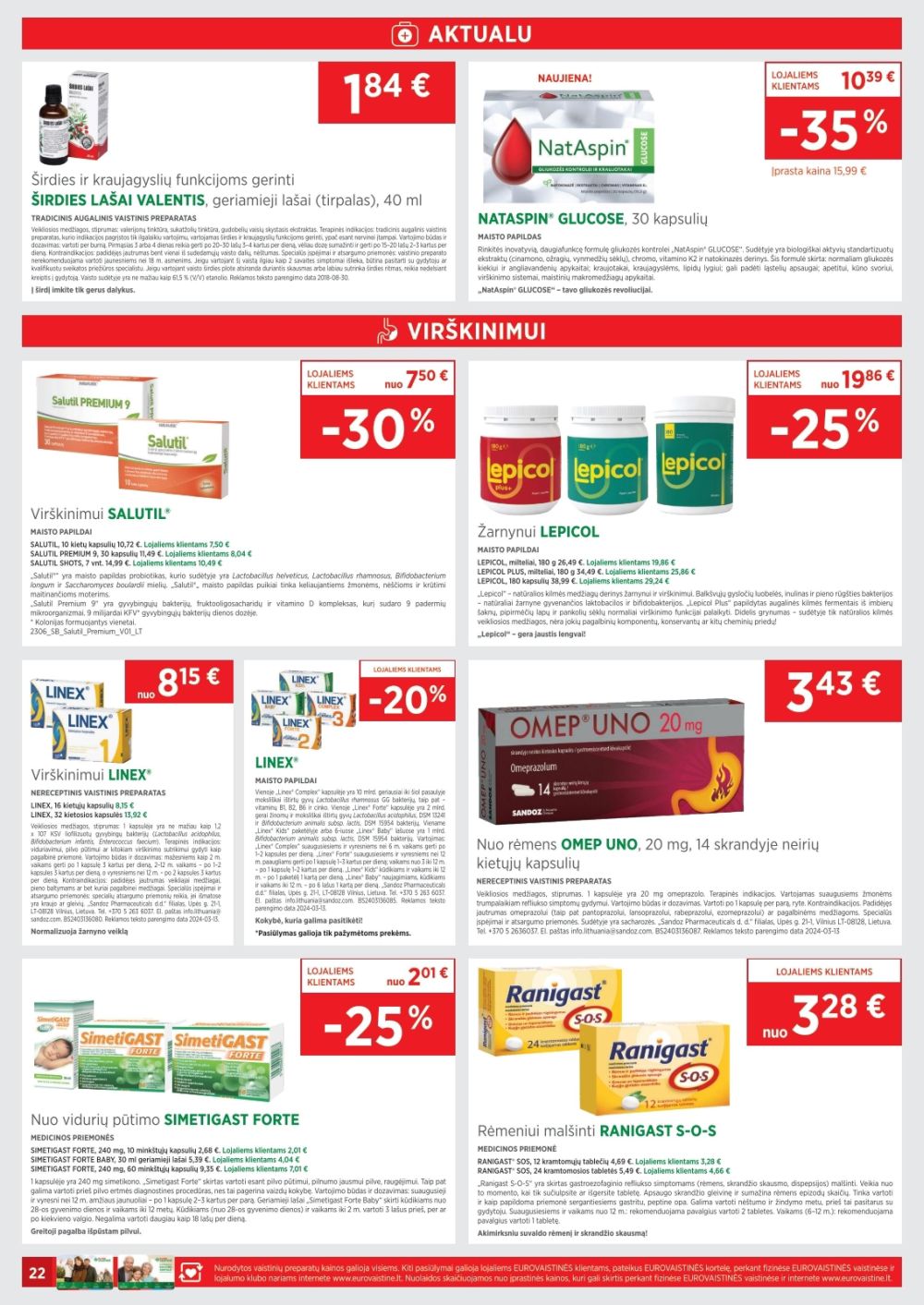 eurovaistine - EUROVAISTINĖ (2025 10 01 - 2025 10 31) - page: 22
