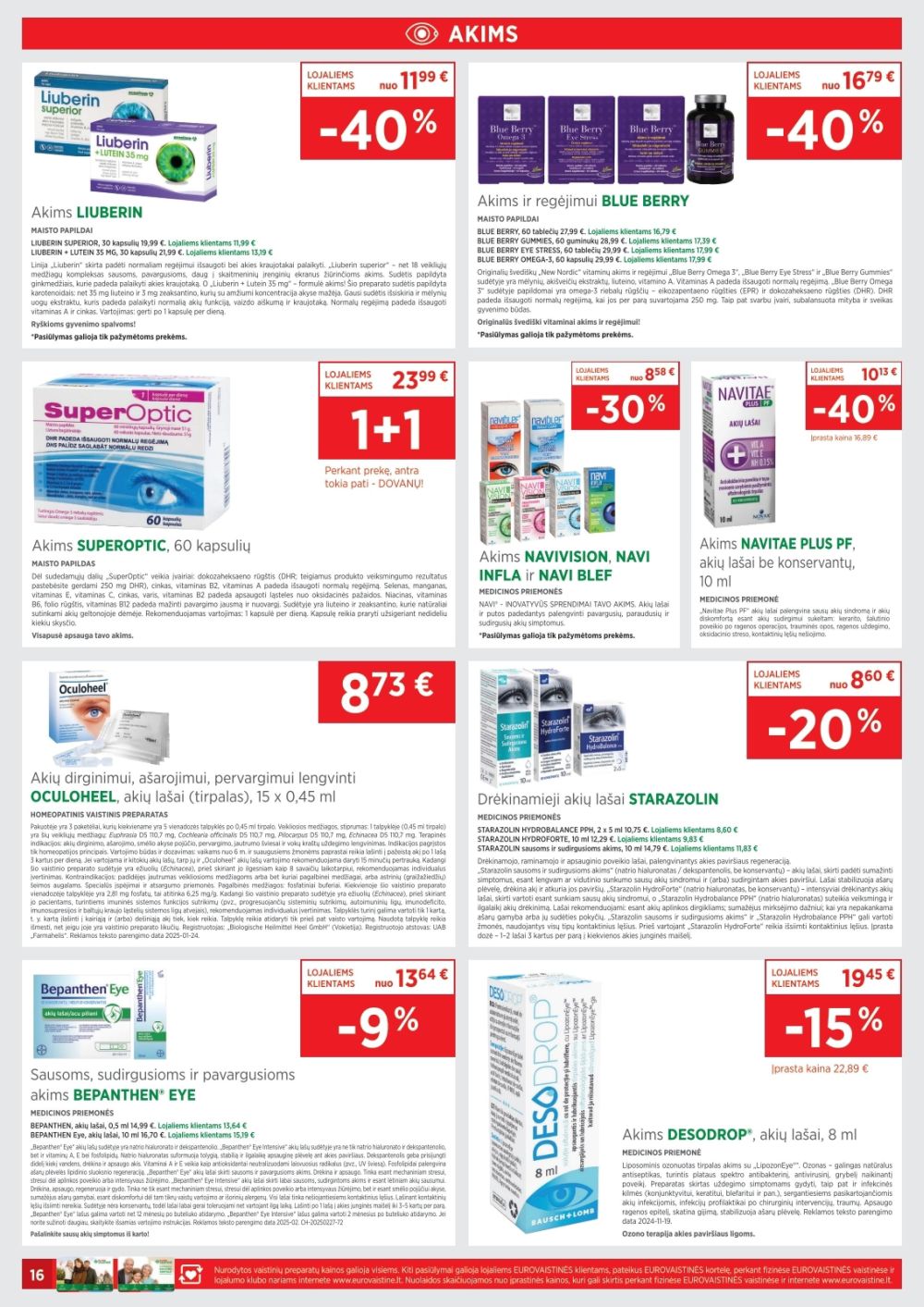 eurovaistine - EUROVAISTINĖ (2025 10 01 - 2025 10 31) - page: 16