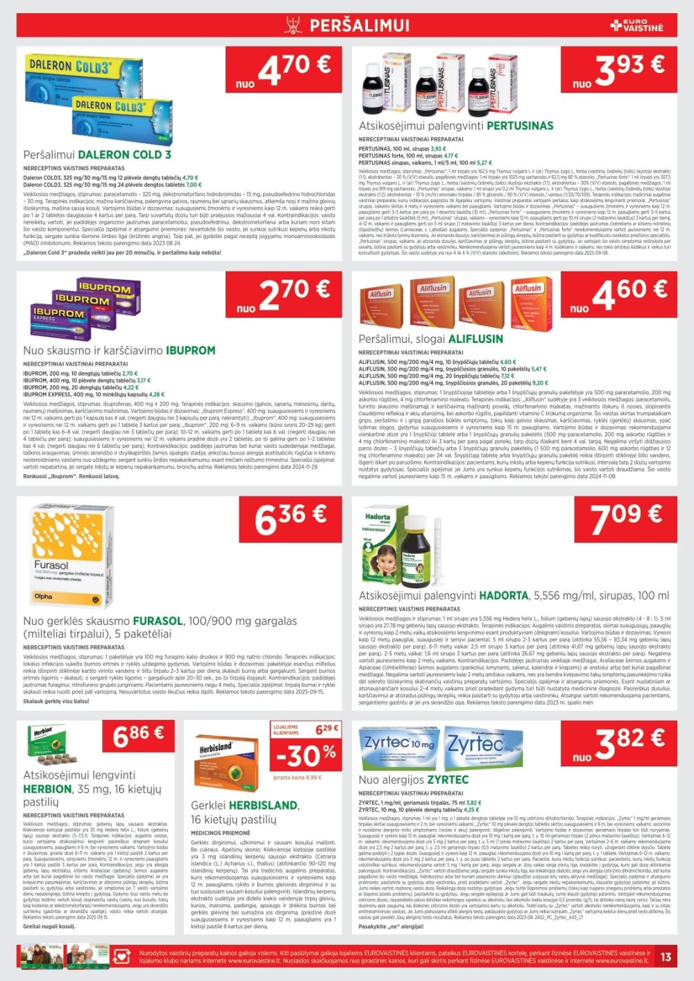 eurovaistine - EUROVAISTINĖ (2025 10 01 - 2025 10 31) - page: 13