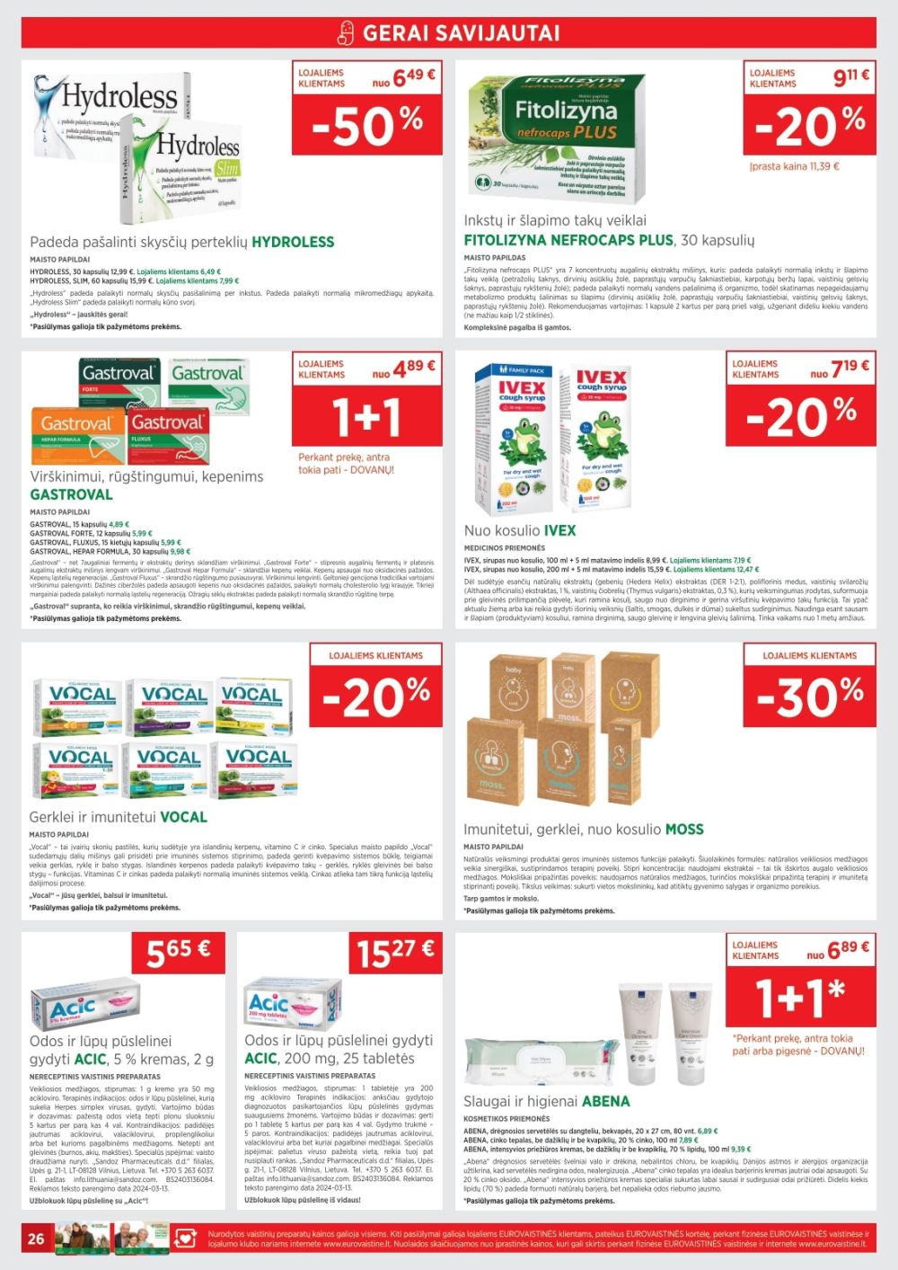 eurovaistine - EUROVAISTINĖ (2025 10 01 - 2025 10 31) - page: 26