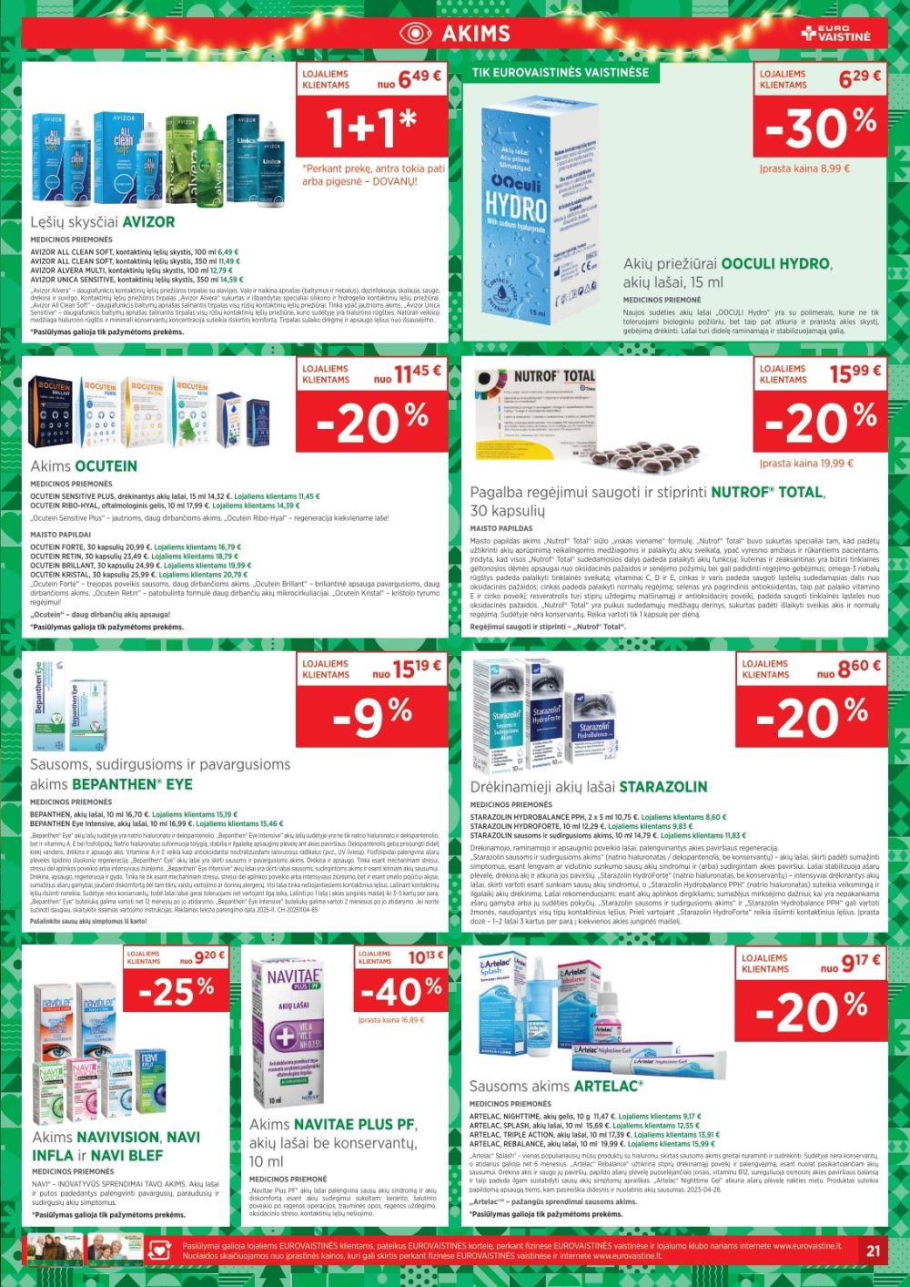 eurovaistine - EUROVAISTINĖ (2025 12 01 - 2025 12 31) - page: 21
