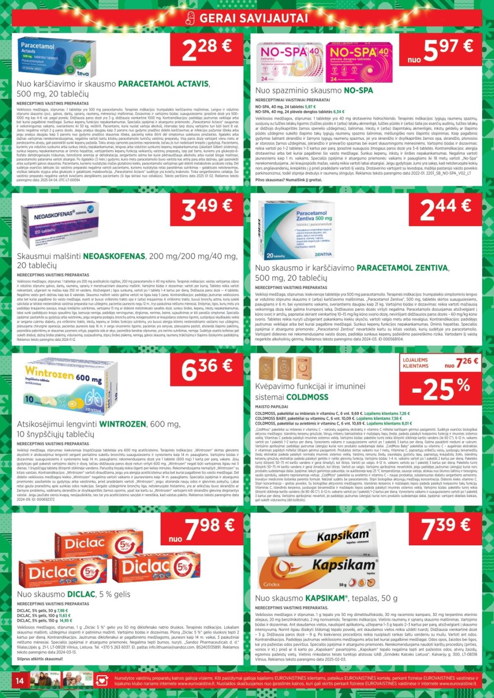 eurovaistine - EUROVAISTINĖ (2025 12 01 - 2025 12 31) - page: 14