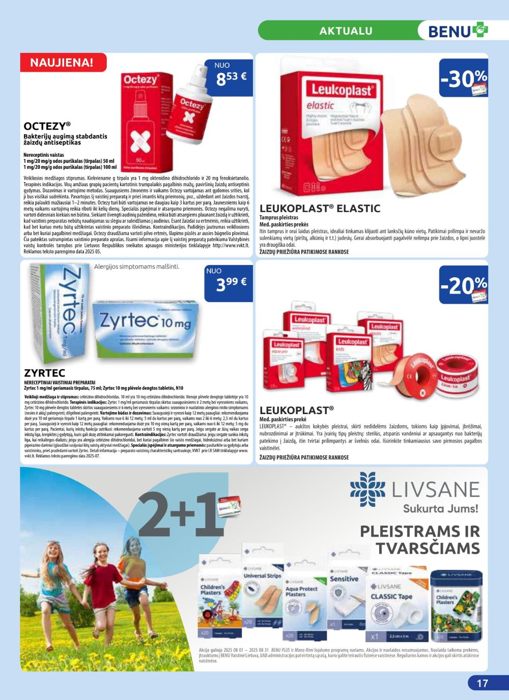 benu-vaistine - BENU VAISTINĖ (2025 08 01 - 2025 08 31) - page: 17