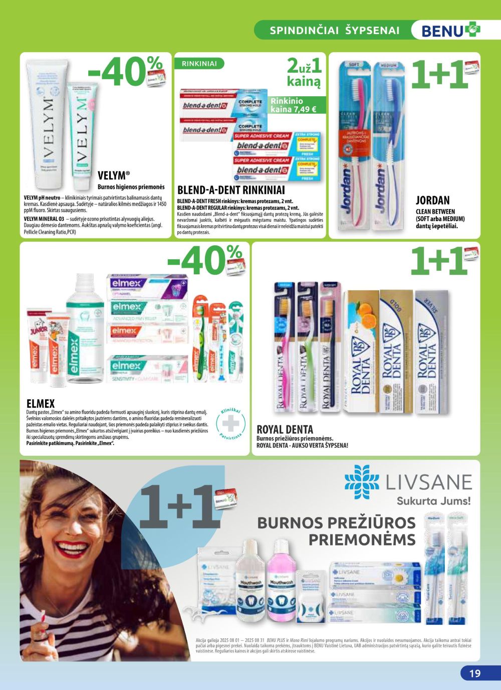 benu-vaistine - BENU VAISTINĖ (2025 08 01 - 2025 08 31) - page: 19