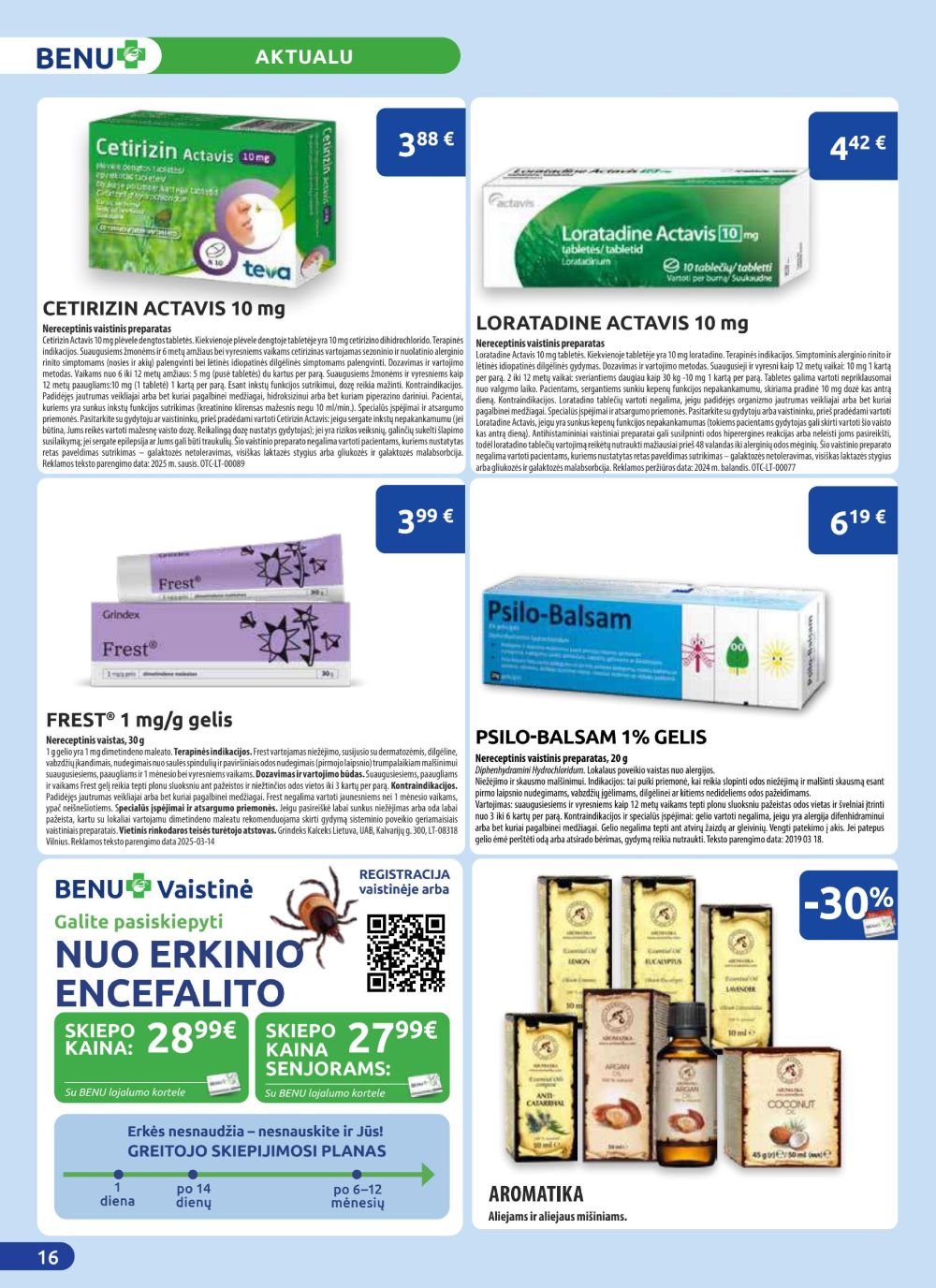 benu-vaistine - BENU VAISTINĖ (2025 08 01 - 2025 08 31) - page: 16